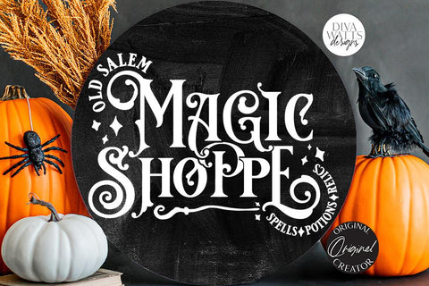 Old Salem Magic Shoppe SVG | Halloween Design SVG Diva Watts Designs 