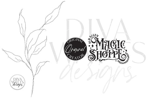 Old Salem Magic Shoppe SVG | Halloween Design SVG Diva Watts Designs 