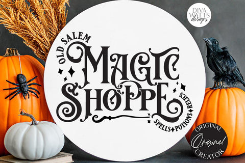 Old Salem Magic Shoppe SVG | Halloween Design SVG Diva Watts Designs 