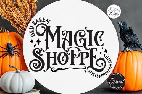 Old Salem Magic Shoppe SVG | Halloween Design SVG Diva Watts Designs 