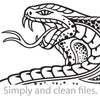 Old School Style Tattoo Cobra Snake Graphic by TribaliumArt