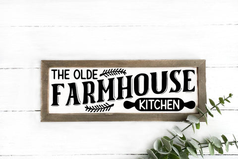 Olde Farmhouse Kitchen - Vintage Kitchen Sign SVG SVG CraftLabSVG 