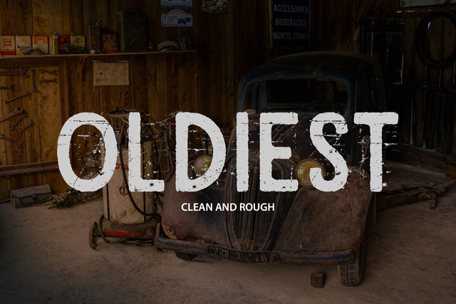 OLDIEST Font zafrans studio 