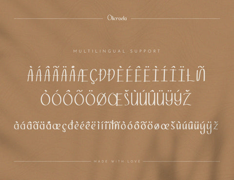 Olicroela Display Font Font inferno.studio3 