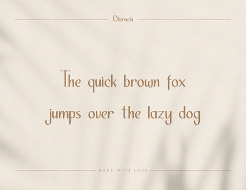 Olicroela Display Font Font inferno.studio3 