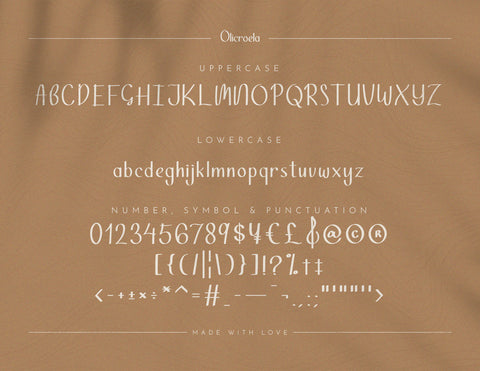 Olicroela Display Font Font inferno.studio3 