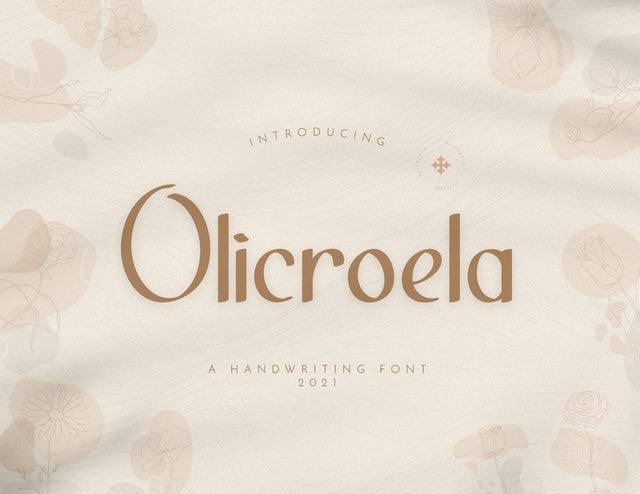 Olicroela Display Font Font inferno.studio3 