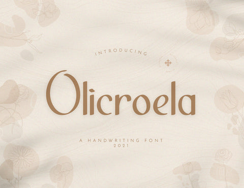 Olicroela Display Font Font inferno.studio3 