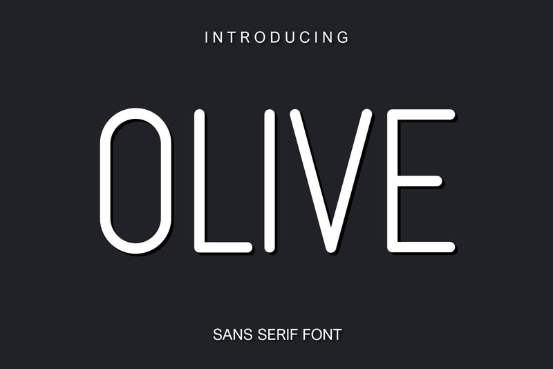 Olive Fonts So Fontsy