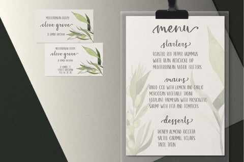 Olive Grove Font Sunday Nomad 