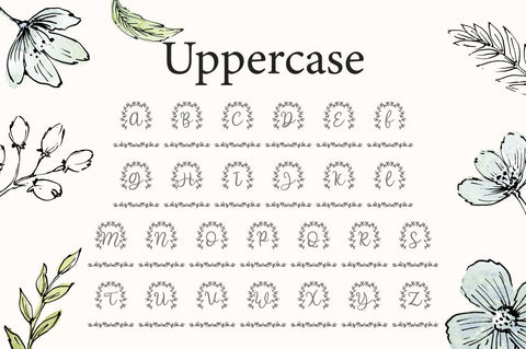 Olive Monogram Font Attype studio 