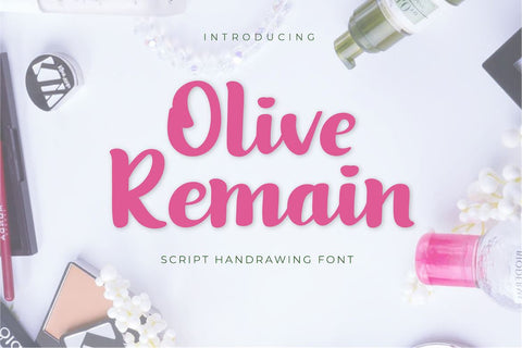 Olive Remain Font twinletter 