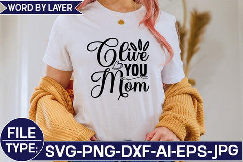 Olive You Mom SVG Cut File SVG Studio Innate 