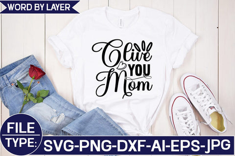 Olive You Mom SVG Cut File SVG Studio Innate 
