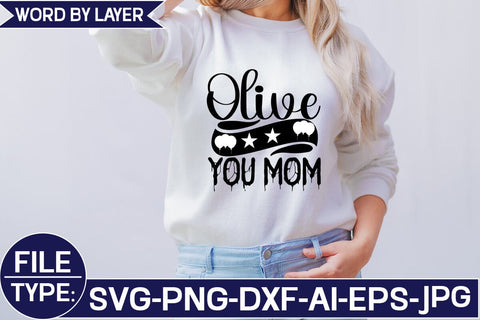 Olive You Mom SVG Cut File SVG Studio Innate 
