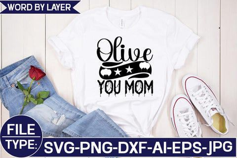 Olive You Mom SVG Cut File SVG Studio Innate 