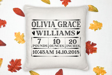 Olivia grace williams 7pounds 10ounces SVG Design SVG Regulrcrative 