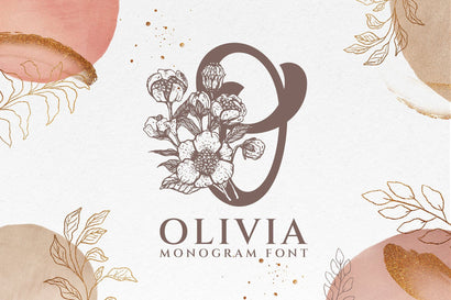 Olivia Monogram Font Graphicxell 