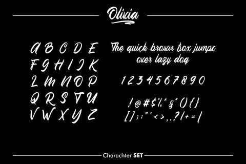 Olivia Script Font Good Java 