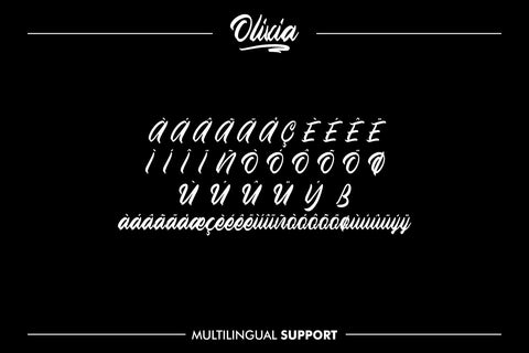 Olivia Script Font Good Java 