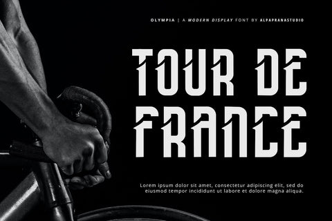 Olympia - Modern Display Font Font Alpaprana Studio 