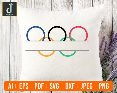 Olympic Rings SVG, Olympic Rings Silhouette Svg, Olympic Rings Cricut, Olympic Rings Silhouette , Olympic Rings Svg, Pdf, Jpeg, Png SVG Alihossainbd 