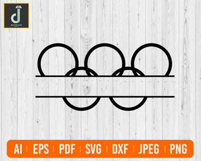 Olympic Rings SVG, Olympic Rings Silhouette Svg, Olympic Rings Cricut, Olympic Rings Silhouette , Olympic Rings Svg, Pdf, Jpeg, Png SVG Alihossainbd 
