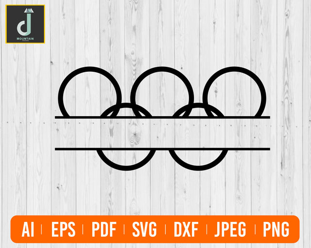 Olympic Rings SVG, Olympic Rings Silhouette Svg, Olympic Rings Cricut, Olympic Rings Silhouette , Olympic Rings Svg, Pdf, Jpeg, Png SVG Alihossainbd 
