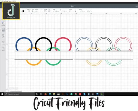 Olympic Rings SVG, Olympic Rings Silhouette Svg, Olympic Rings Cricut, Olympic Rings Silhouette , Olympic Rings Svg, Pdf, Jpeg, Png SVG Alihossainbd 