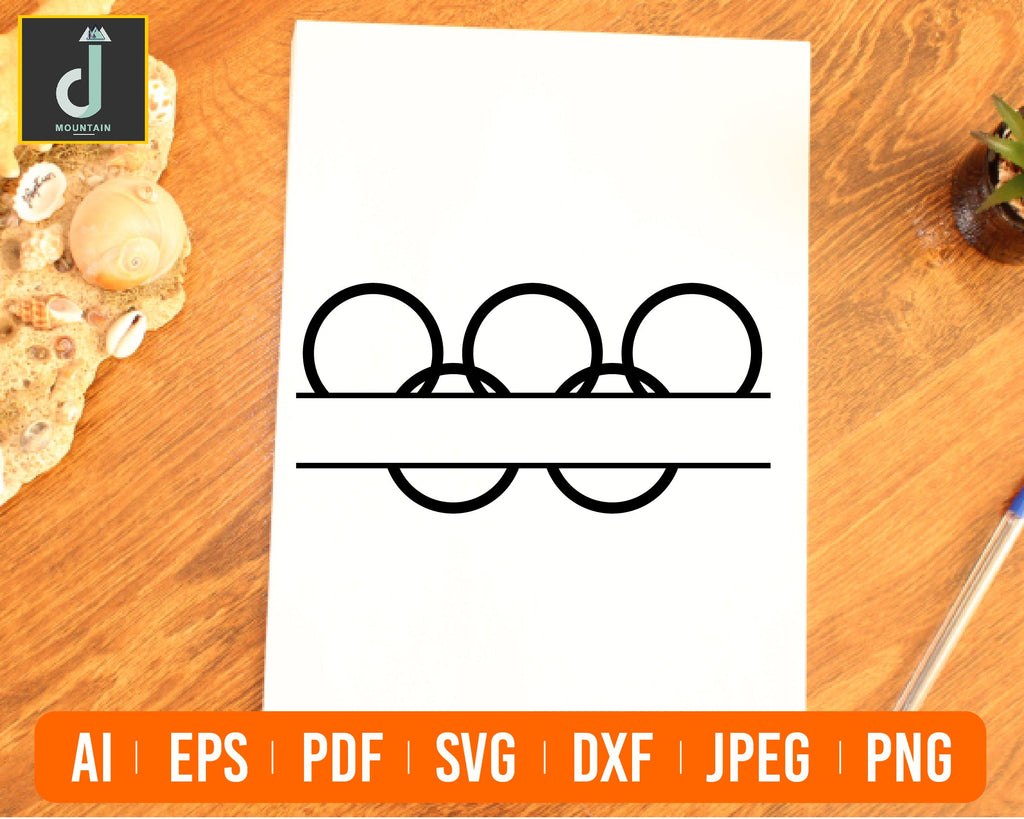 Olympic Rings SVG, Olympic Rings Silhouette Svg, Olympic Rings Cricut ...