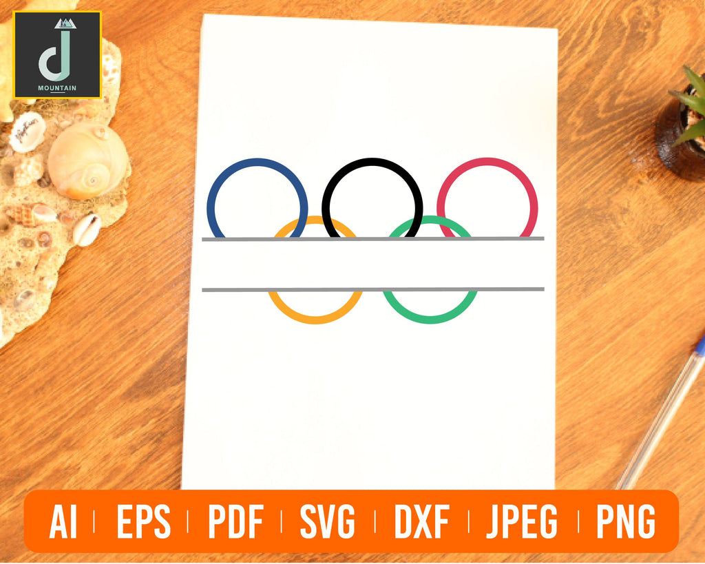 Olympic Rings SVG, Olympic Rings Silhouette Svg, Olympic Rings Cricut ...