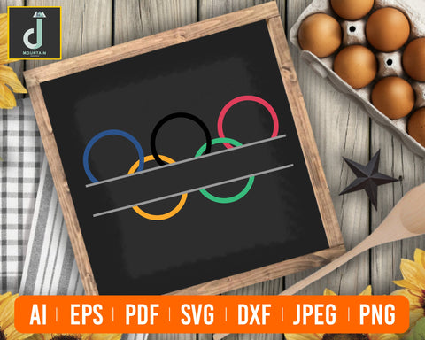 Olympic Rings SVG, Olympic Rings Silhouette Svg, Olympic Rings Cricut, Olympic Rings Silhouette , Olympic Rings Svg, Pdf, Jpeg, Png SVG Alihossainbd 