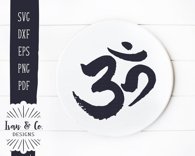 Om Symbol SVG Files | Meditation SVG | Yoga SVG | Calligraphy SVG | Round Sign SVG (949404200) SVG Ivan & Co. Designs 