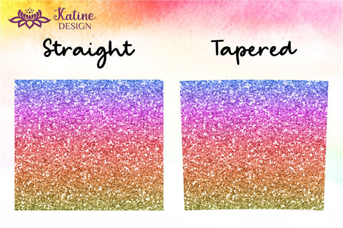 Ombre Tumbler Glitter Gradient Tumbler Sublimation Wrap Design for 20 Oz Skinny Tumbler Straight and Tapered PNG Sublimation KatineDesign 