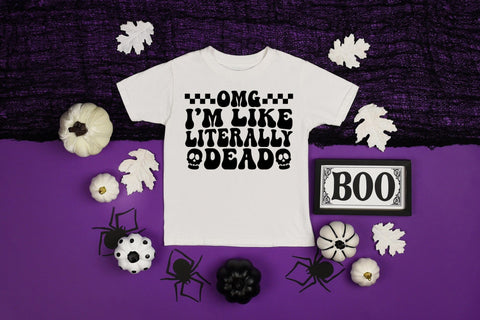 OMG I'm Like Literally Dead, Retro Halloween SVG SVG CraftLabSVG 