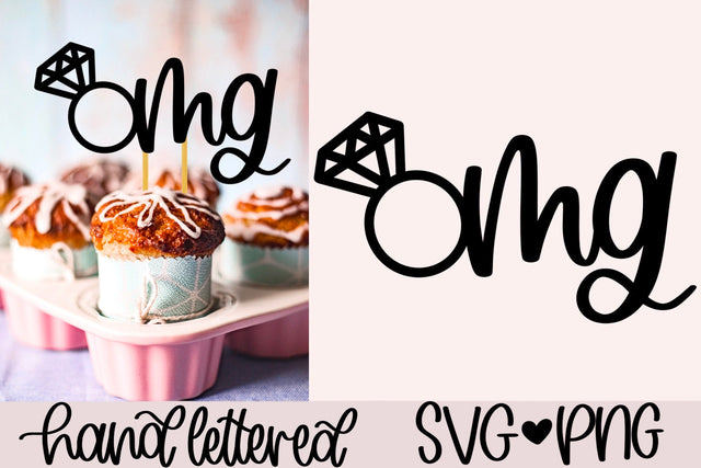 Omg svg, wedding cake topper SVG SVG AnitaAlyiaLettering 