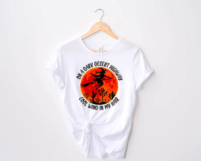 On A Dark Desert Highway Cool wind In My Hair Halloween Shirt png, Halloween Sublimation PNG Sublimation sassyprint 