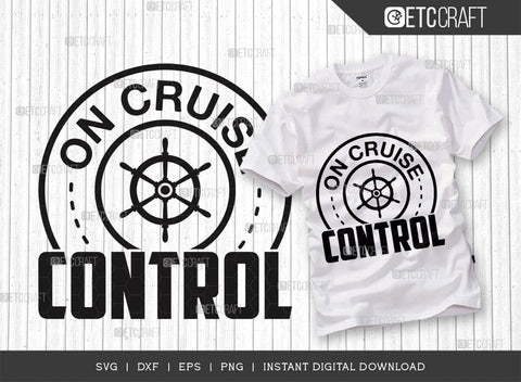 On Cruise Control SVG Bundle, Cruise Squad, Family Cruise Svg, Summer Svg, Anchor Svg, Cruise Design, Typography Design, SVG ETC Craft 