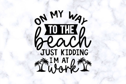 On my way to the beach SVG SVG Regulrcrative 