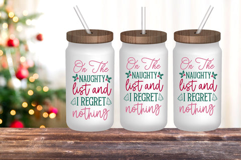 On the naughty list and i regret nothing SVg Design SVG Regulrcrative 
