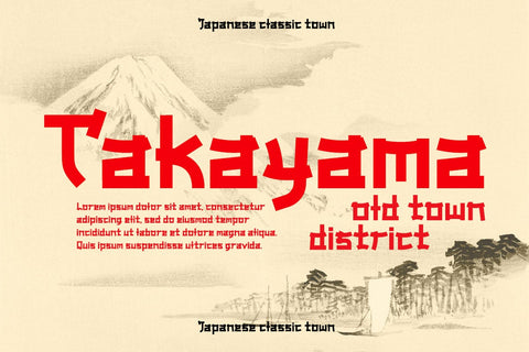 Onari Faux Japanese Font Font twinletter 