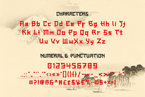 Onari Faux Japanese Font Font twinletter 