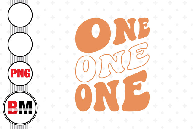 One Birthday PNG Files Sublimation BMDesign 