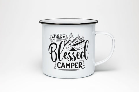 One Blessed Camper, Camping and Adventure SVG SVG futivesvg 