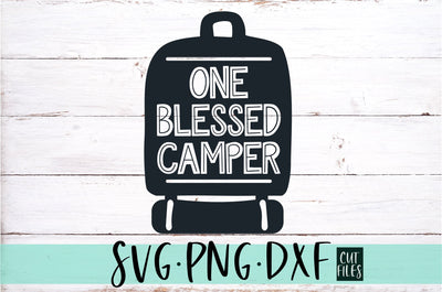 One Blessed Camper SVG | Camping Design SVG RedFoxDesignsUS 