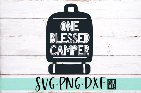 One Blessed Camper SVG | Camping Design SVG RedFoxDesignsUS 