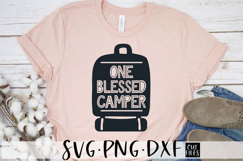 One Blessed Camper SVG | Camping Design SVG RedFoxDesignsUS 
