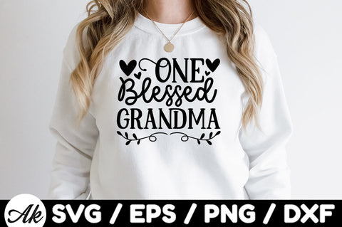 One blessed grandma svg SVG akazaddesign 