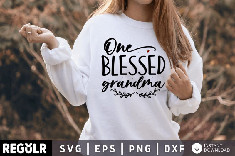 One blessed grandma SVG SVG Regulrcrative 