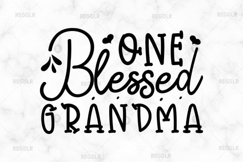 One blessed grandma SVG SVG Regulrcrative 